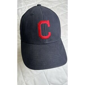 Cleveland Guardians 'C' Youth Hat 47 Brand Strapback Baseball Cap Navy Red MLB